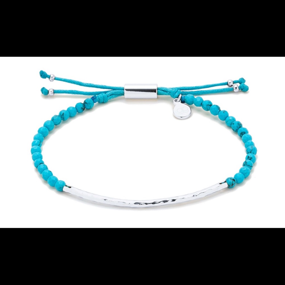 Gorjana Power Gemstone (Turquoise) in Silver